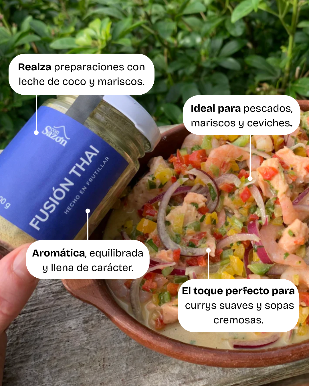 Set Gourmet con Repisa Madera