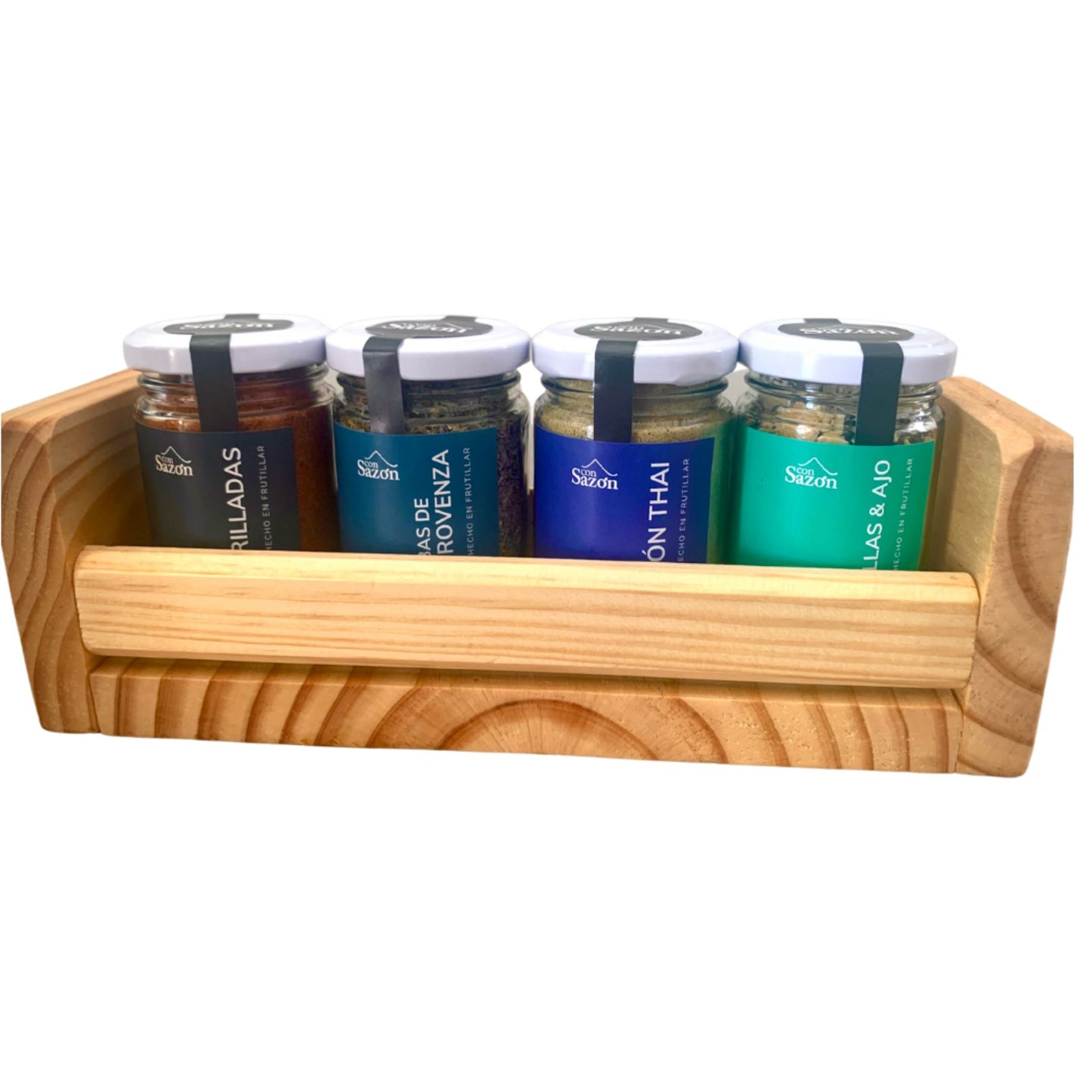Set Gourmet con Repisa Madera
