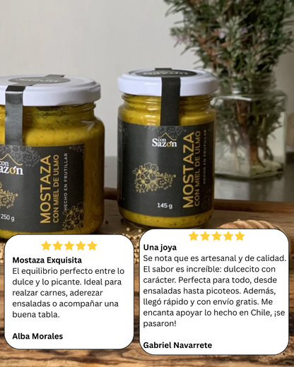 Mostaza con Miel de Ulmo 145g